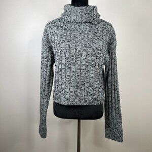 Urban Outfitters Chunky Knit Turtlneck Slightly Cropped Sweater